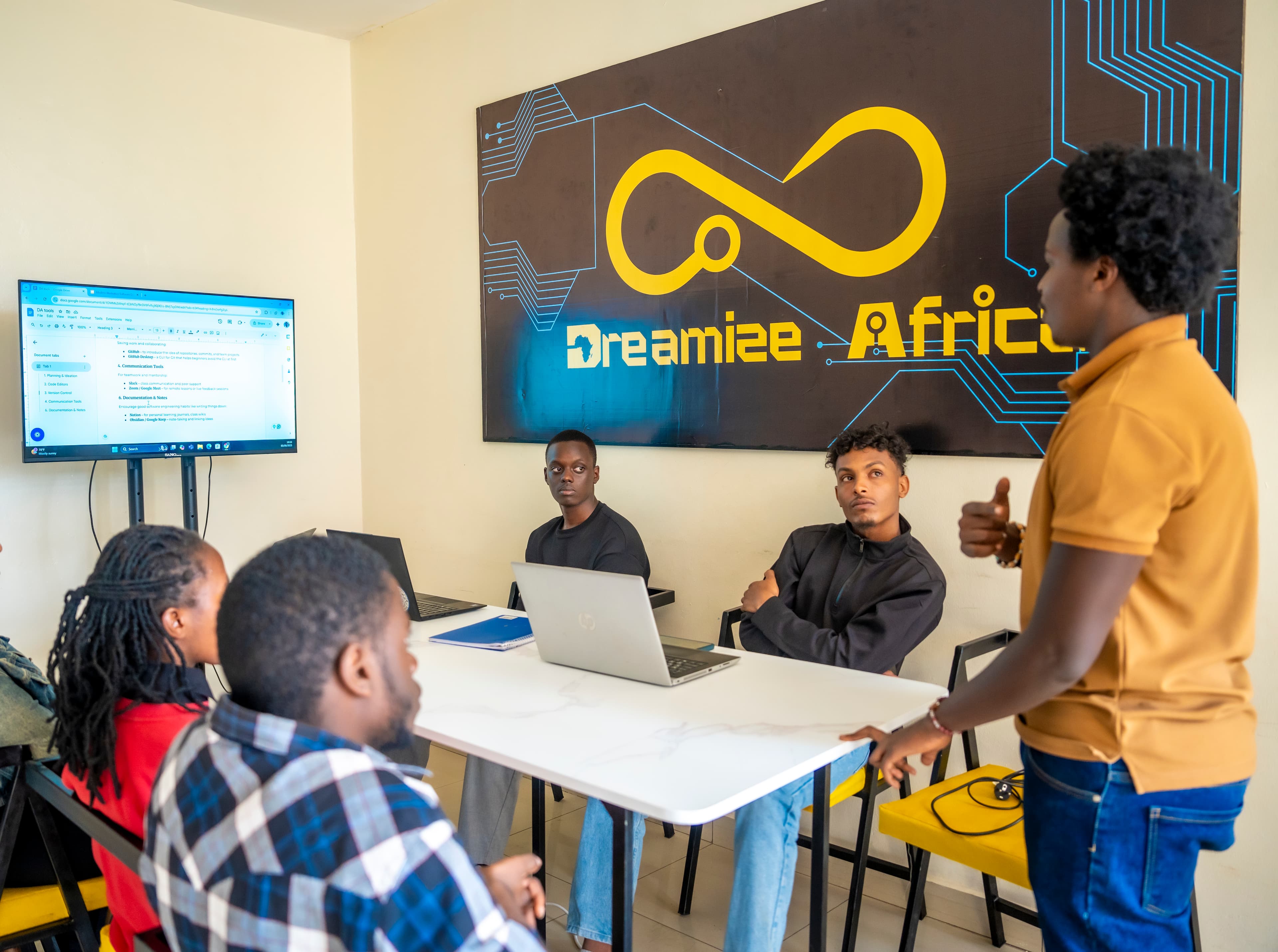 Students learning